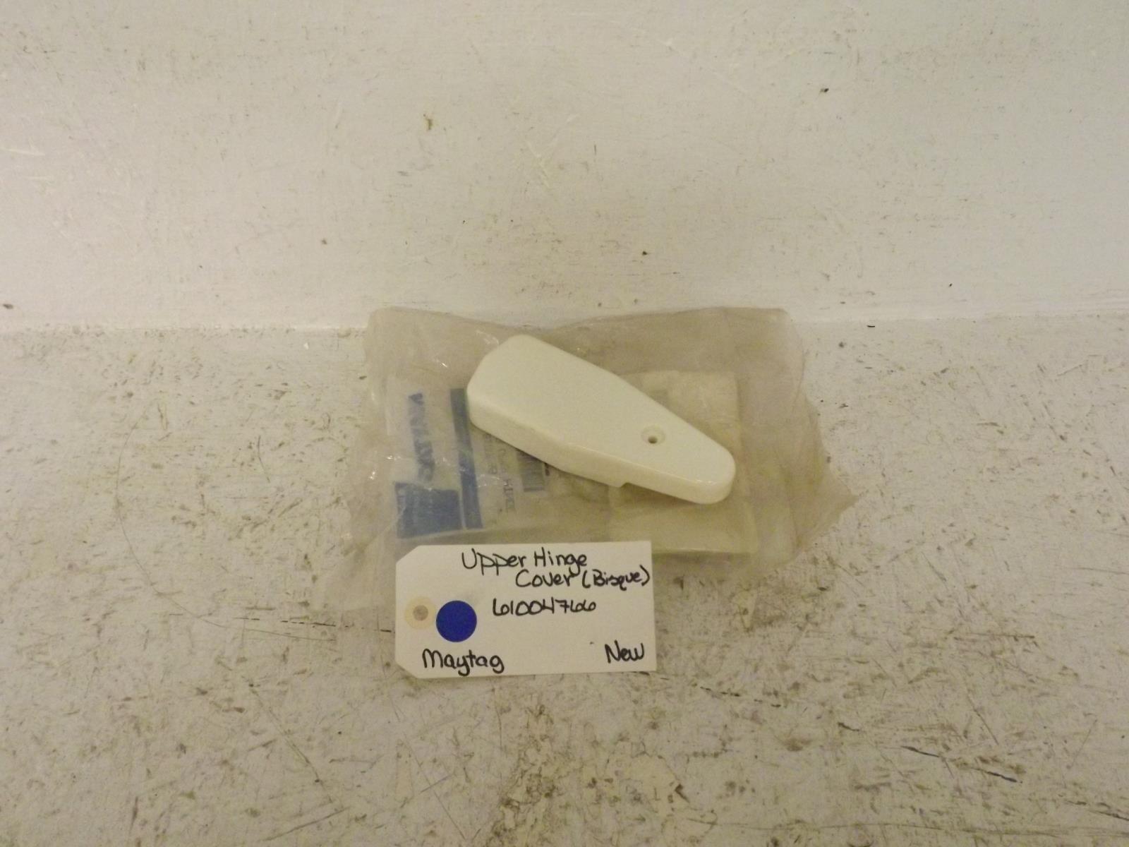 Maytag Refrigerator 61004766 Upper Hinge Cover (Bisque) New Maytag Refrigerator 61004766 Upper Hinge Cover (Bisque) New